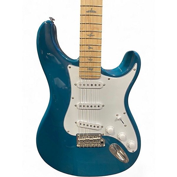 Used PRS SE Silver Sky Nylon Blue Solid Body Electric Guitar