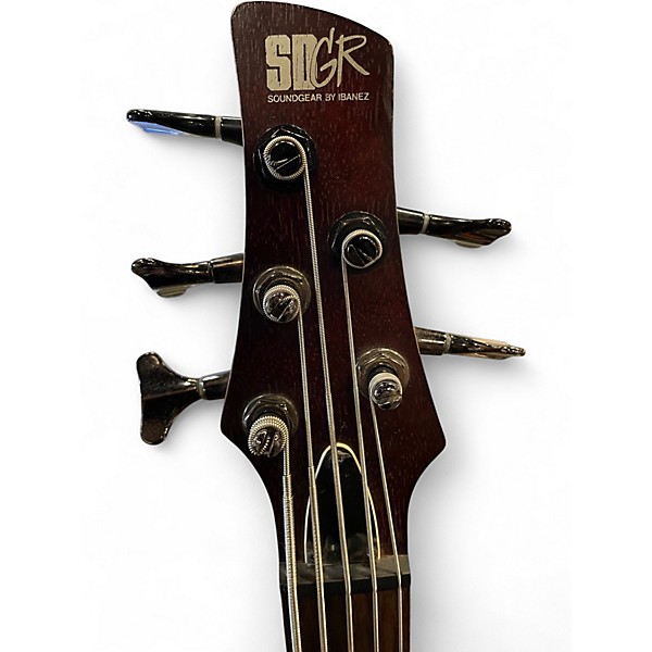 Used Ibanez SR505 5 String Walnut Electric Bass Guitar