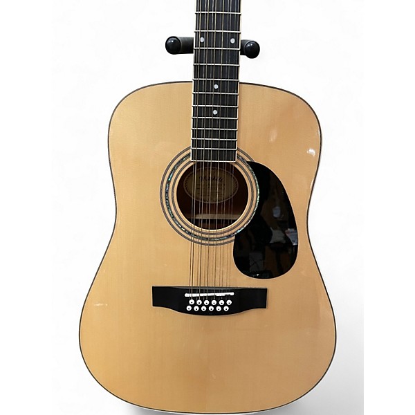 Used Mitchell D120S12E Natural 12 String Acoustic Electric Guitar