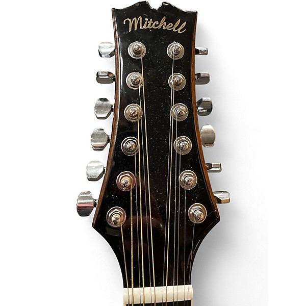Used Mitchell D120S12E Natural 12 String Acoustic Electric Guitar