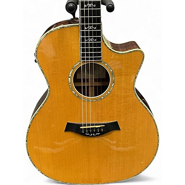 Used 2002 Taylor 914CE Natural Acoustic Electric Guitar