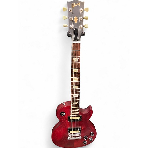 Used Gibson 2014 Les Paul Studio 120th Annivesary Worn Cherry Solid Body Electric Guitar
