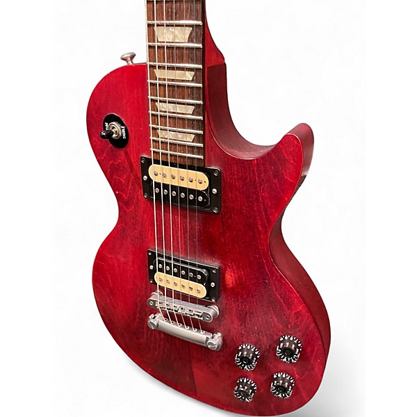 Used Gibson 2014 Les Paul Studio 120th Annivesary Worn Cherry Solid Body Electric Guitar