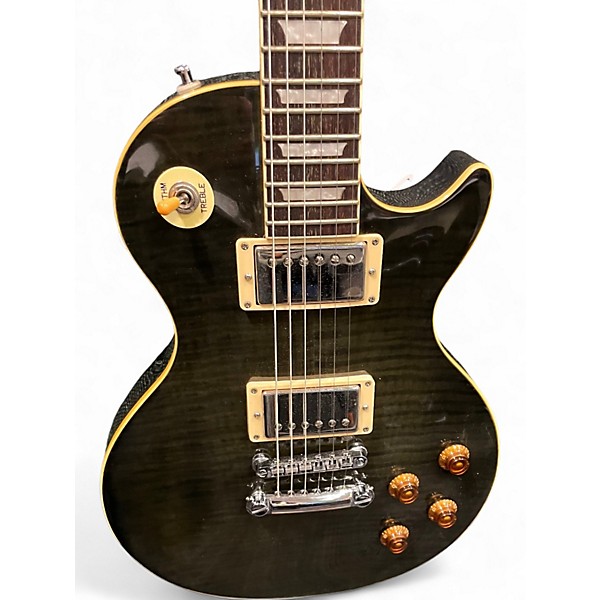 Used Tokai Love Rock Trans Black Solid Body Electric Guitar