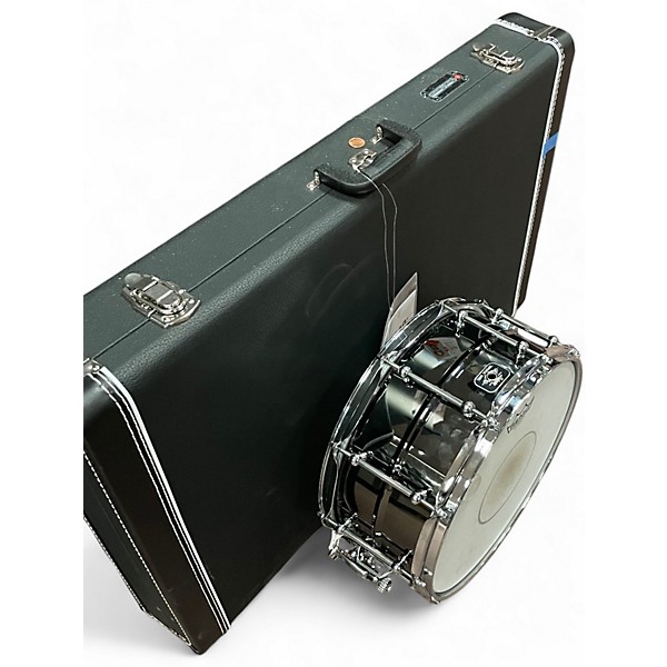 Used 2020s Ludwig 6.5in Universal Brass Black Chrome Drum