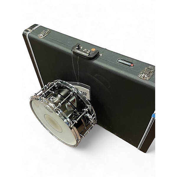 Used 2020s Ludwig 6.5in Universal Brass Black Chrome Drum