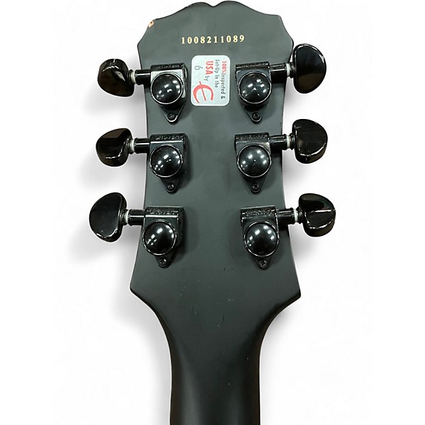 Used Epiphone Les Paul Custom GX Prophecy Trans Black Solid Body Electric Guitar