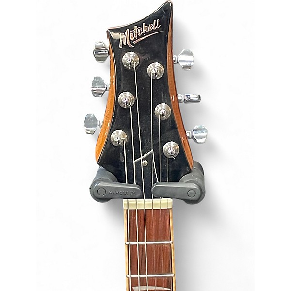 Used Mitchell MS450 Green Solid Body Electric Guitar