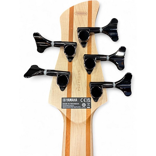 Used Yamaha TRBX605FM Indigo Blue Electric Bass Guitar