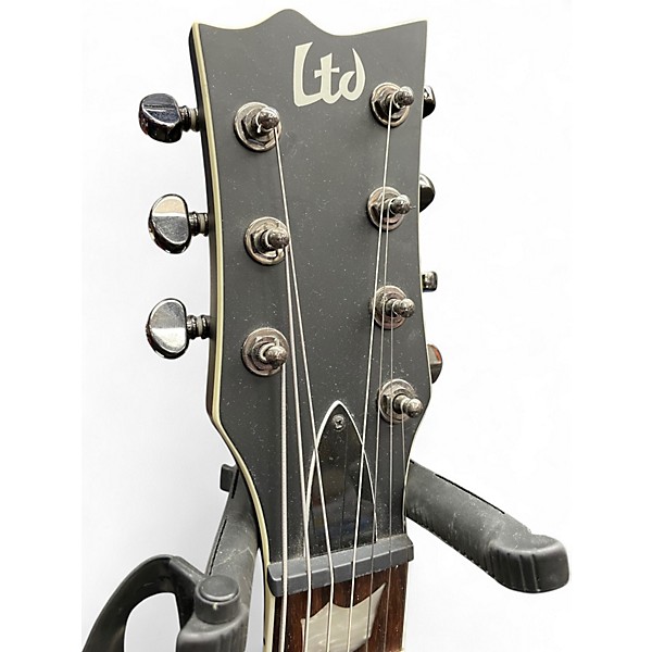 Used ESP LTD VIPER-407 Satin Black Solid Body Electric Guitar