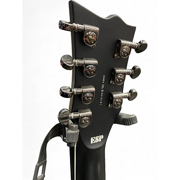 Used ESP LTD VIPER-407 Satin Black Solid Body Electric Guitar