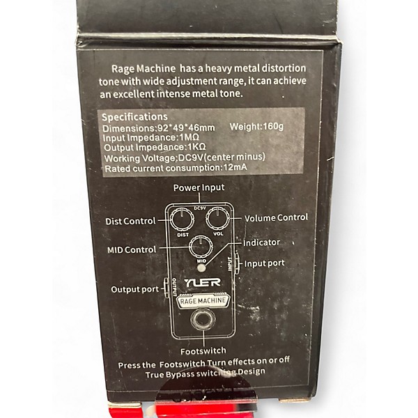 Used Yuer rs-16 rage machine Effect Pedal