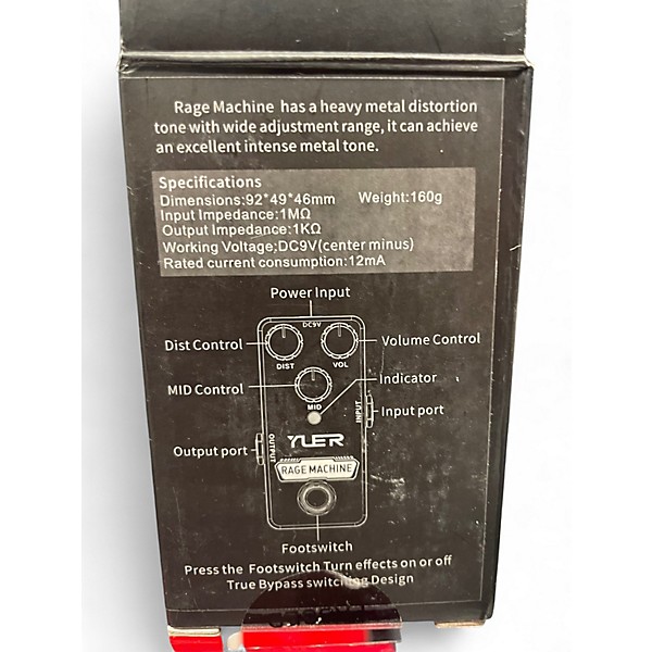 Used Yuer rs-16 rage machine Effect Pedal