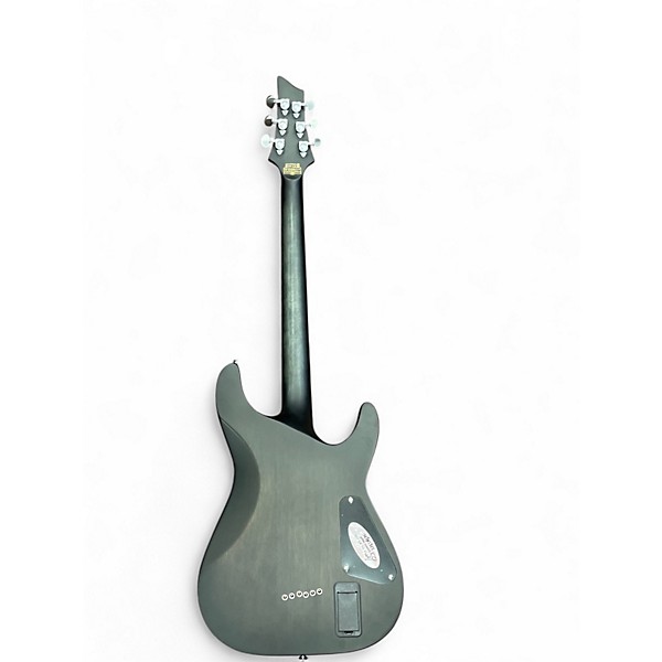 Used Schecter Guitar Research C1 Platinum Left Handed Trans Black Electric Guitar