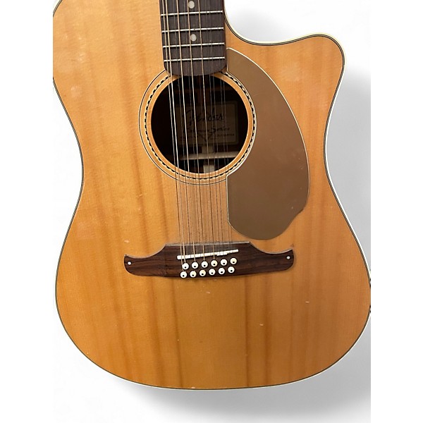 Used Fender VILLAGER Natural 12 String Acoustic Electric Guitar