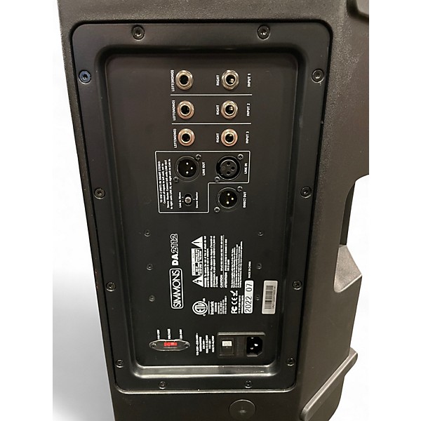 Used Simmons DA2112 Powered Speaker