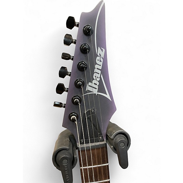 Used Ibanez RGA42EX Black Aurora Burst Solid Body Electric Guitar