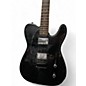 Used Squier Affinity Telecaster HH Matching Headstock Metalic Black Solid Body Electric Guitar