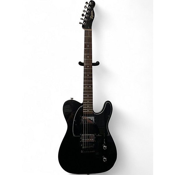 Used Squier Affinity Telecaster HH Matching Headstock Metalic Black Solid Body Electric Guitar