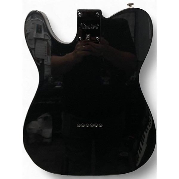 Used Squier Affinity Telecaster HH Matching Headstock Metalic Black Solid Body Electric Guitar