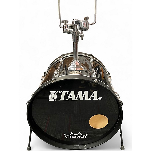 Used TAMA 6 Piece ROCKSTAR DELUXE BLACK Drum Kit