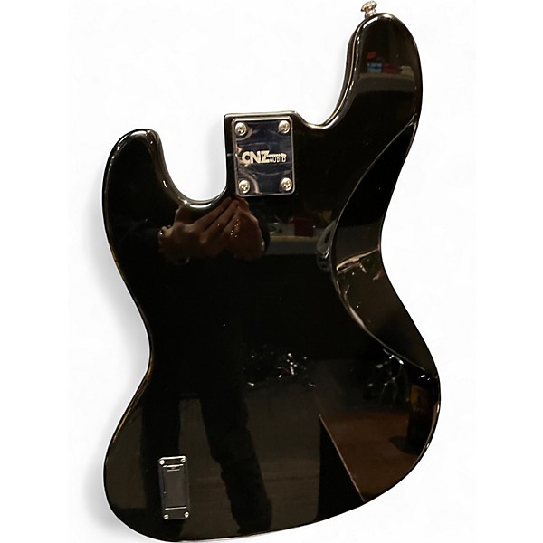 Used Cnz Audio Modded JB Vintage '75 5 String Black Electric Bass Guitar