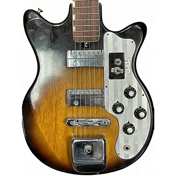 Used 1960 Tysco STARWAY 2 Color Sunburst Solid Body Electric Guitar