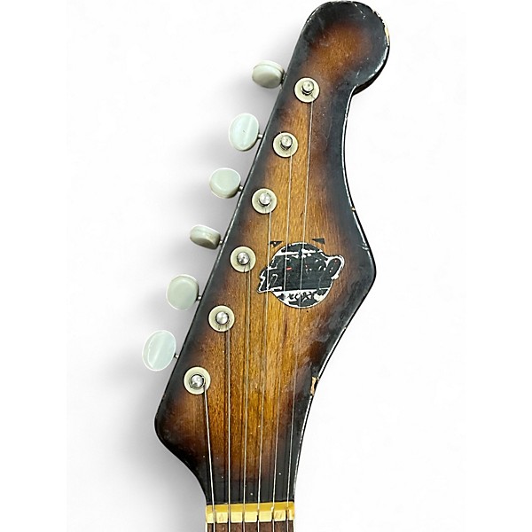 Used 1960 Tysco STARWAY 2 Color Sunburst Solid Body Electric Guitar