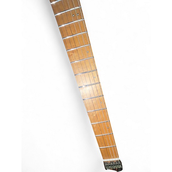 Used Nk Headless Green Blue Solid Body Electric Guitar