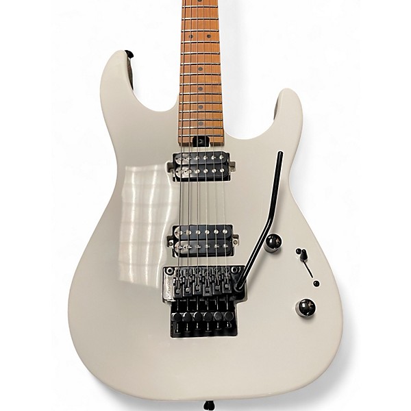 Used Sbs Floyd Rose 6-String White Solid Body Electric Guitar