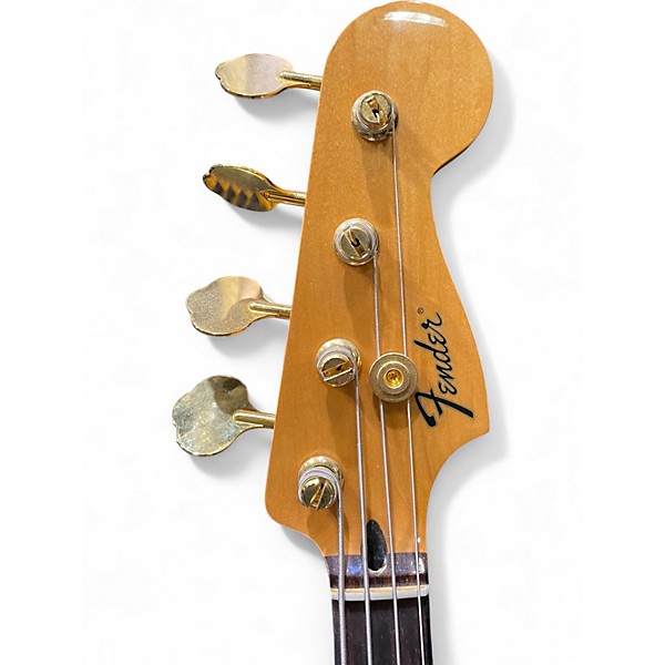 Used Fender Mike Kerr signature jaguar bass Tiger's blood orange Electric Bass Guitar