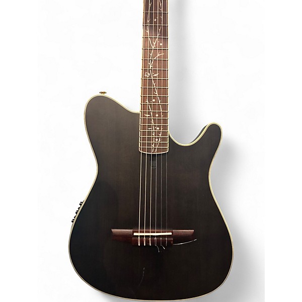 Used Ibanez TOD10N Tim Henson Signature Black Classical Acoustic Electric Guitar
