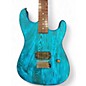 Used Slick SL54T Blue Ash Solid Body Electric Guitar