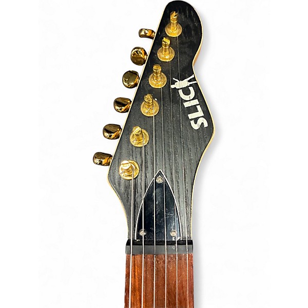 Used Slick SL54T Blue Ash Solid Body Electric Guitar