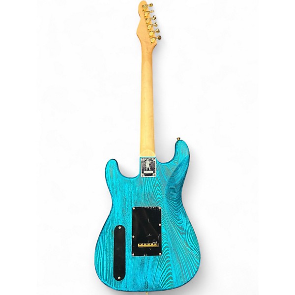 Used Slick SL54T Blue Ash Solid Body Electric Guitar