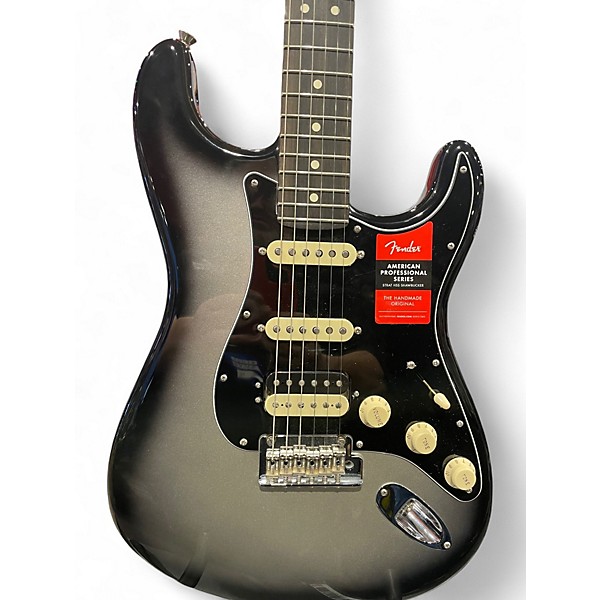 Used Fender American Professional Stratocaster HSS Shawbucker Silverburst Solid Body Electric Guitar