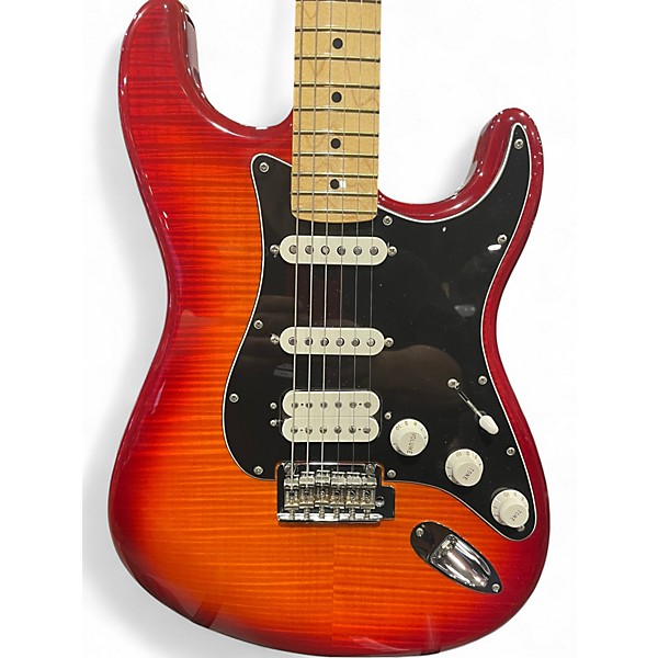 Used Fender Standard Stratocaster AGED CHERRY BURST Solid Body Electric Guitar