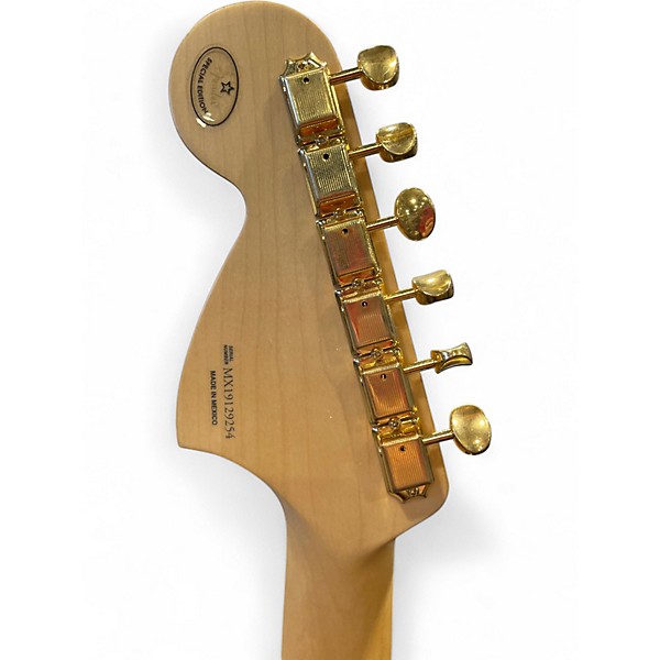 Used Fender Mahogany blacktop stratocaster Black Solid Body Electric Guitar