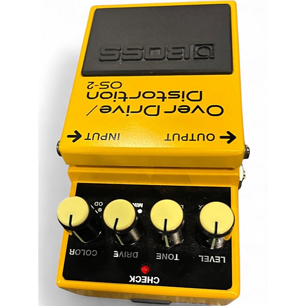 Used BOSS OS2 Overdrive Distortion Effect Pedal