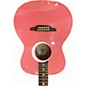 Used Aurora AR BOR Pink Acoustic Guitar