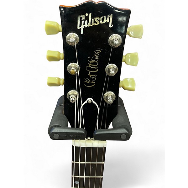 Vintage 1990s Gibson Chet Atkins Orange Hollow Body Electric Guitar