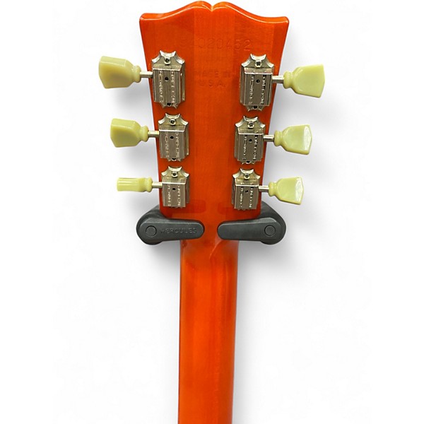 Vintage 1990s Gibson Chet Atkins Orange Hollow Body Electric Guitar