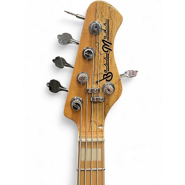 Used Bassmods CUSTOM 5 Natural Electric Bass Guitar