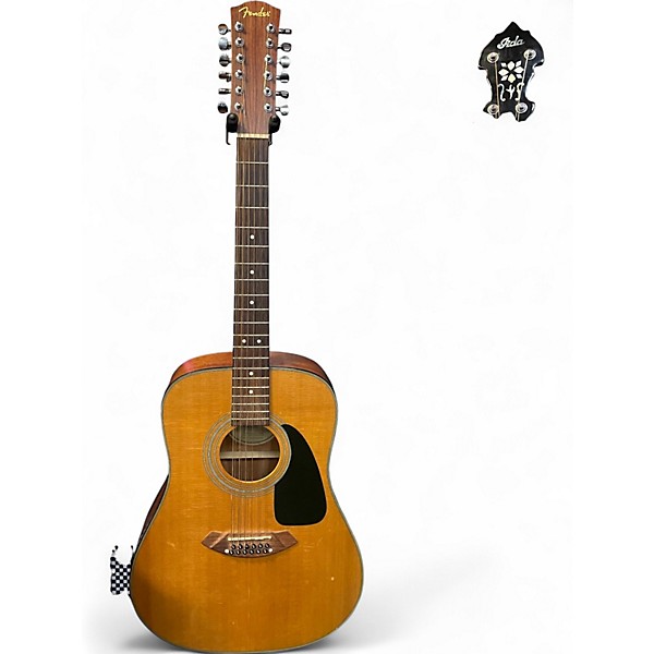 Used Fender CD100-12 Natural 12 String Acoustic Guitar