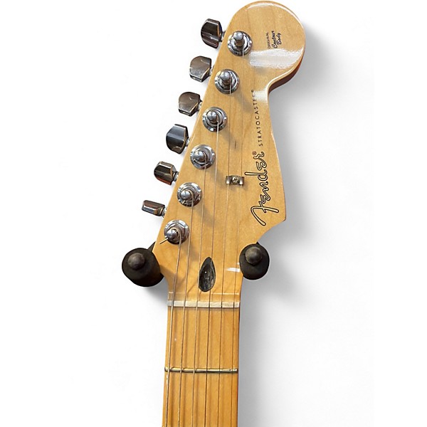 Used Fender Player Stratocaster Black Solid Body Electric Guitar