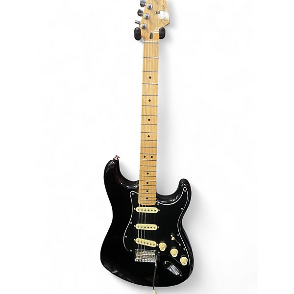 Used Fender Player Stratocaster Black Solid Body Electric Guitar