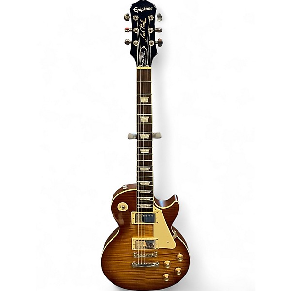 Used Epiphone Les Paul Traditional Pro Honey Burst Solid Body Electric Guitar