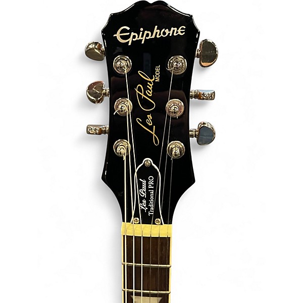 Used Epiphone Les Paul Traditional Pro Honey Burst Solid Body Electric Guitar