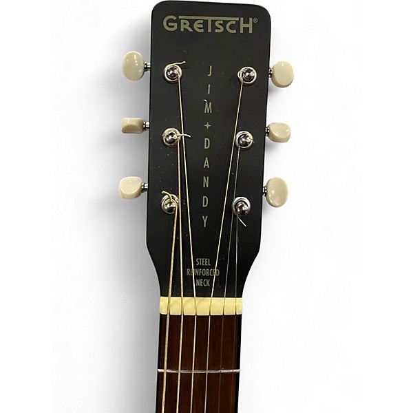 Used Gretsch Guitars G9520 Jim Dandy Flat Top Black Acoustic Guitar