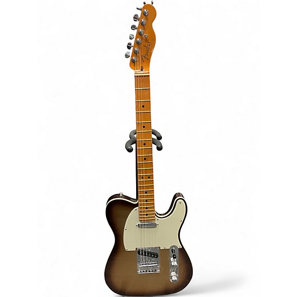 Used 2020 Fender American Ultra Telecaster Mocha Burst Solid Body Electric Guitar